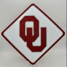 Load image into Gallery viewer, Glitter Grad Cap Topper: University of Oklahoma