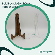 Load image into Gallery viewer, Bold Boards Graduation Cap Topper - University of Oklahoma - Printed Finish - OU - Sooners - All Black